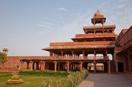 Panch Mahal Fatehpur Sikri Uttar Pradesh India Canvas Art - Charles O Cecil DanitaDelimont (25 x 38)