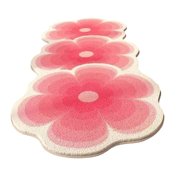 Panchenh Cute Bath Mat Bathroom Rug Washable Water Non Slip Soft Absorbent Carpet Machine Washable Shaggy Mat For Bedroom Bathroom Floors