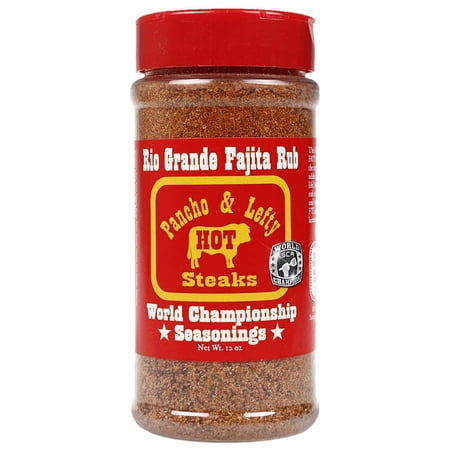 Pancho & Lefty Rio Grande Fajita Rub HOT 12 Oz Bottle All Purpose 08430-Pancho