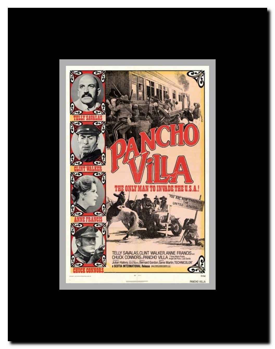 Pancho Villa Framed Movie Poster