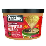 Pancho's Chipotle Queso Cheese Dip, 16 oz Tub