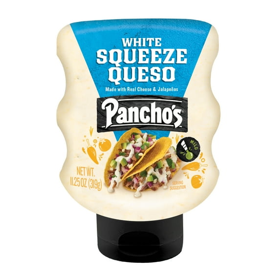 Pancho's White Squeeze Queso, 11.25 oz Bottle