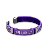 THE AWARENESS COMPANY Pancreatic Cancer Awareness "Hope" Bangle Bracelets