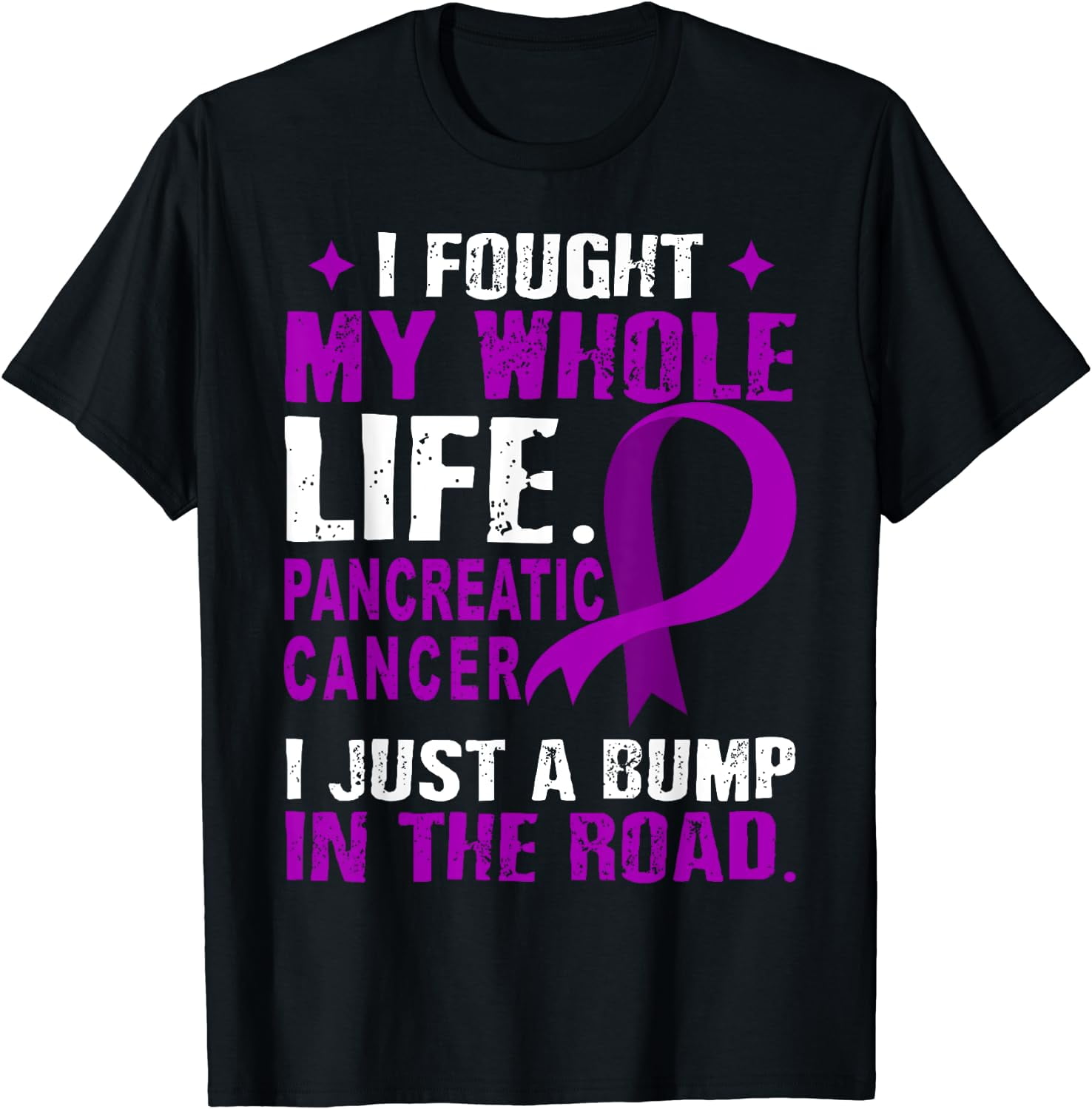 Pancreatic Cancer Awareness Support Ribbon T-Shirt Pancreatic Cancer Awareness Support Ribbon T-Shirt
