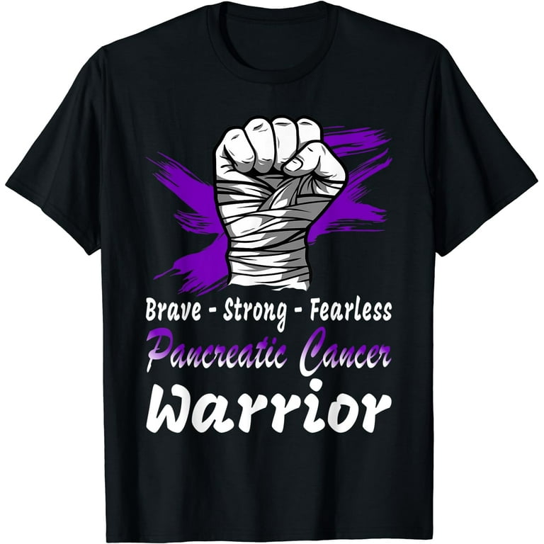 Pancreatic Cancer Awareness Support Ribbon T-Shirt Pancreatic Cancer Awareness Support Ribbon T-Shirt