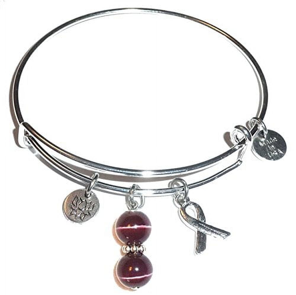 Liver Cancer Lymphoma Transplant Bracelet by Hidden Hollow