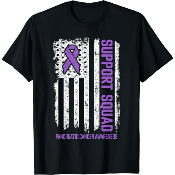 Pancreatic Cancer Support Squad Pancreatic Cancer Awareness T-Shirt
