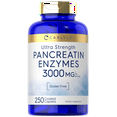 Carlyle Pancreatin Digestive Enzymes, 3000 mg, Amylase Protease Lipase ...