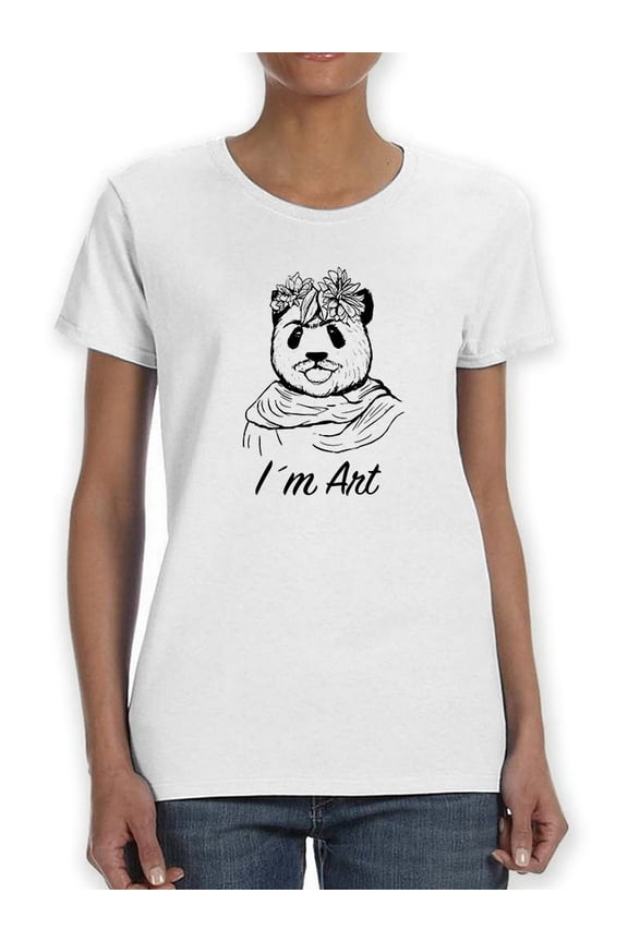 Pand Frida Im Art Women White T-Shirt, Female Small