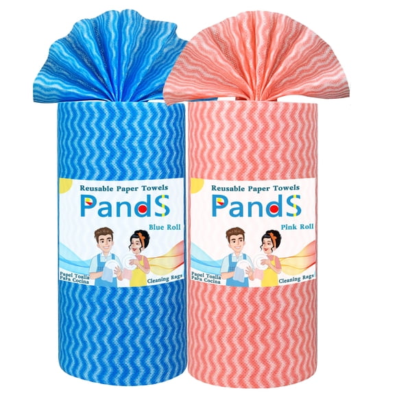 PandS Reusable Household Paper Towels, 60 Sheets, 1 Pack