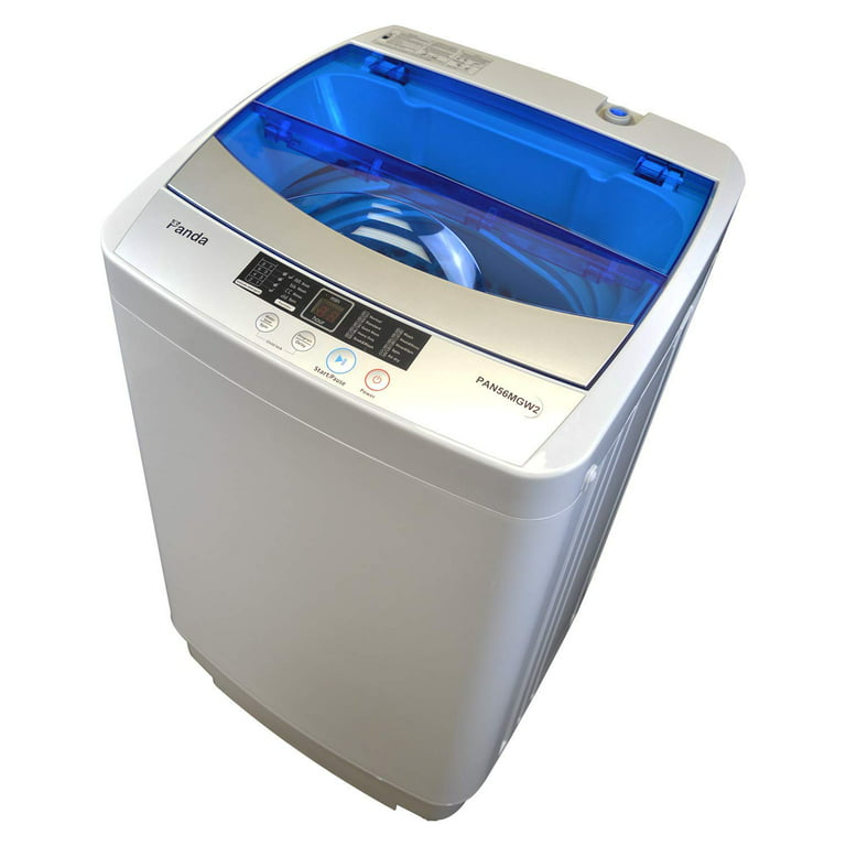 Panda Portable Washing Machine, 1.34 Cu.ft, 10 Wash Programs, 2 built in  rollers/casters, Compact Top Load Clothes Washer - Walmart.com