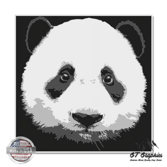 Panda - 12" Vinyl Sticker Waterproof Decal