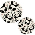 thumbnail image 1 of Panda 2 Pack Pot Holders Trivets, Heat Resistant Hot Pads for Kitchen Table Decoration Trivets for Hot Dishes/Pot/Bowl/Teapot/Hot Pot Holders, 7" + 9.45", 1 of 7