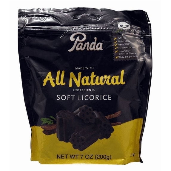 Panda All Natural Soft Licorice 7 oz Pack of 4