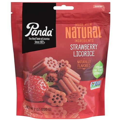 Panda All Natural Strawberry Licorice