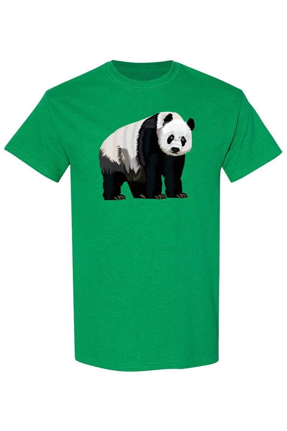 Panda Animal Design T-Shirt Men -Image by Shutterstock, Male Medium