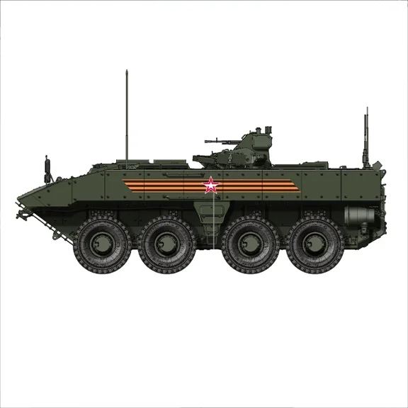 Panda Assembled Plastic Combat Vehicle Model Kit PH35025 Russian VPK-7829 Bumerang Armored Personnel Carrier 1/35 Scale