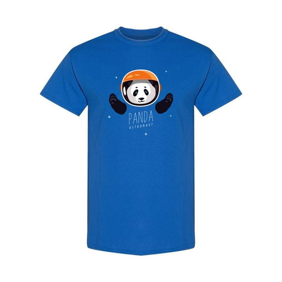 Panda Astronaut Design T-Shirt Men -Image by Shutterstock, Male Large