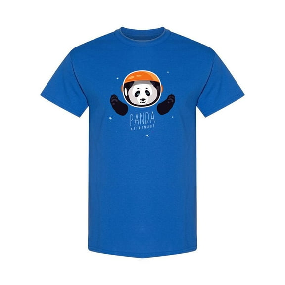 Panda Astronaut Design T-Shirt Men -Image by Shutterstock, Male Large