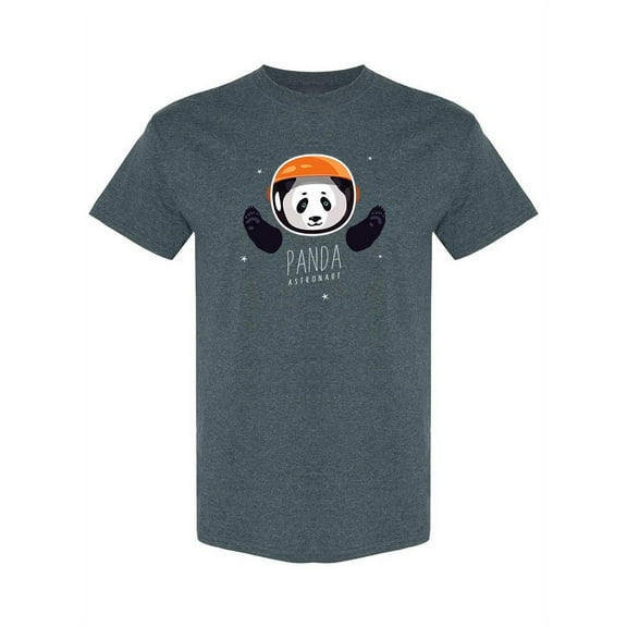 Panda Astronaut Design T-Shirt Men -Image by Shutterstock, Male x-Large