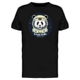 thumbnail image 1 of Panda Astronaut T-Shirt Men -Image by Shutterstock, Male 3X-Large, 1 of 4