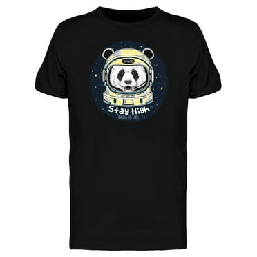 Panda Astronaut T-Shirt Men -Image by Shutterstock, Male 3X-Large