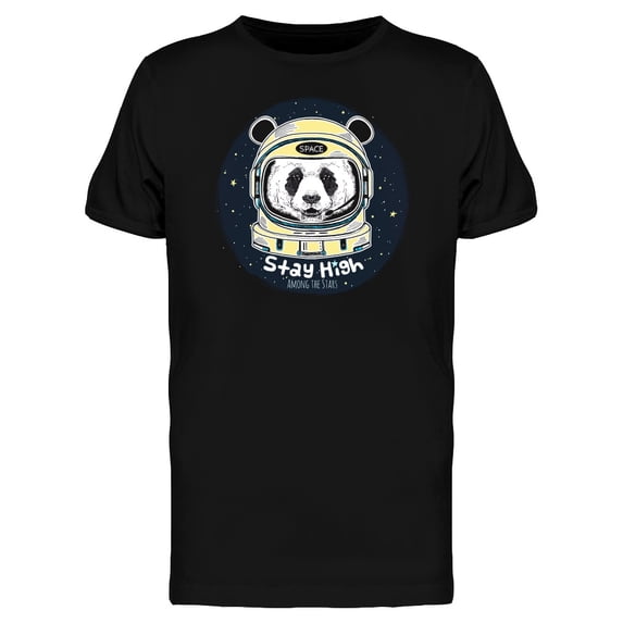 Panda Astronaut T-Shirt Men -Image by Shutterstock, Male 3X-Large