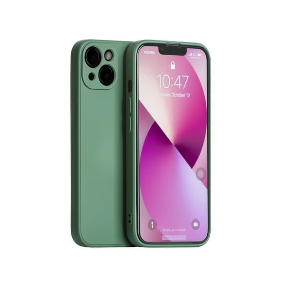 Panda Baby Silicone Case for iPhone 13, Slim Shockproof, Skin Friendly and Microfiber Lining