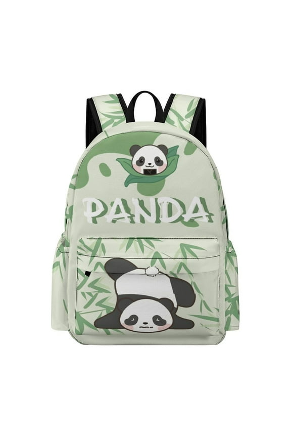 Panda Backpack Daily Commuting Casual Fashion 17 Inch Oxford Backpack