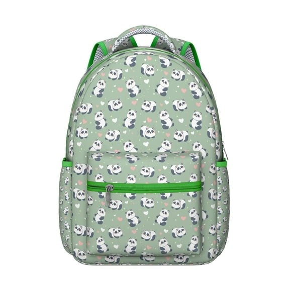 Panda Backpack for Work & School - Roomy Waterproof Bookbag for College & Office, Comfortable Straps & Multiple Compartments for Organization