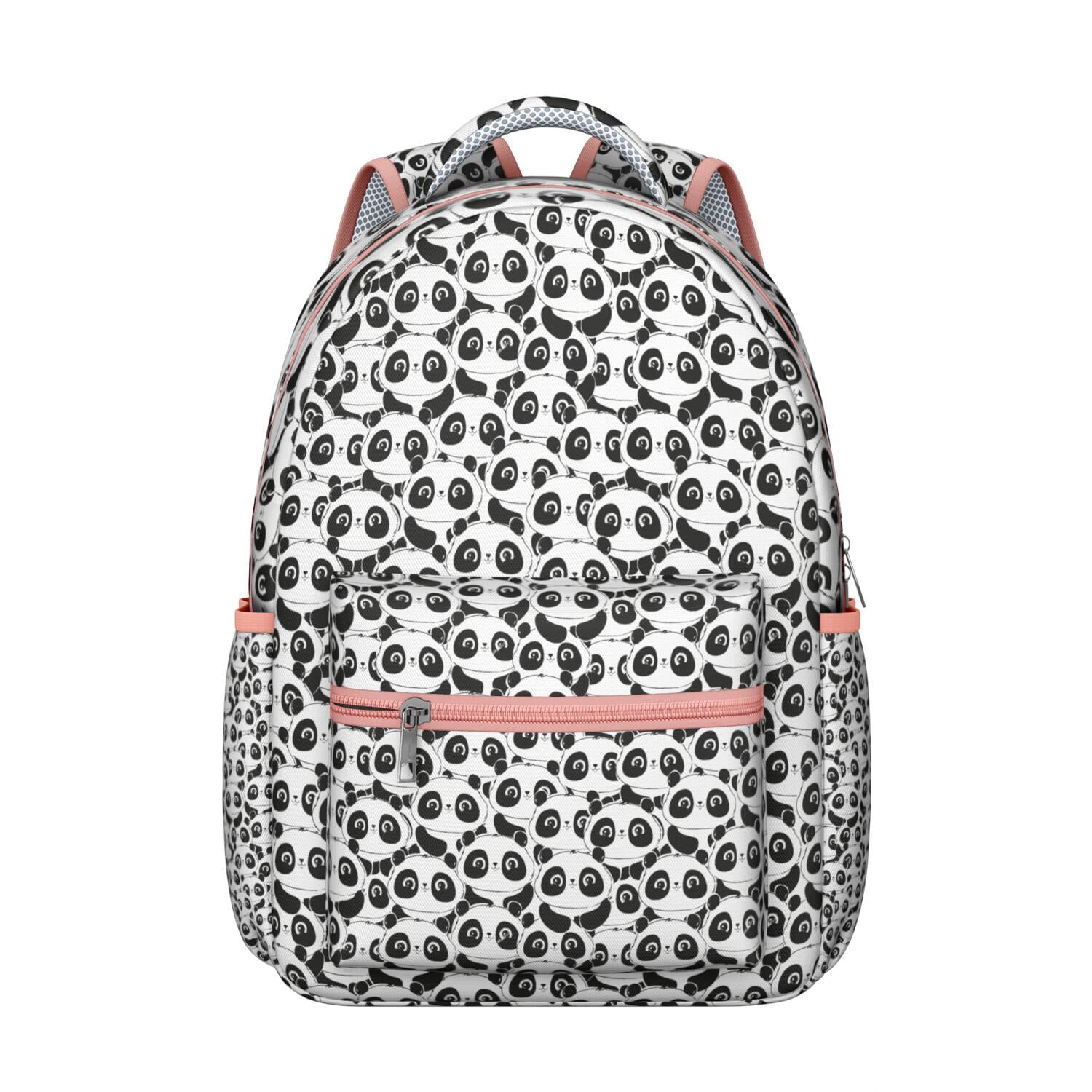 Panda Backpack with Secret Pocket - Discreet Hidden Compartment for Valuables, Cut-Resistant Fabric, Theft Proof Design Panda Themed Gift