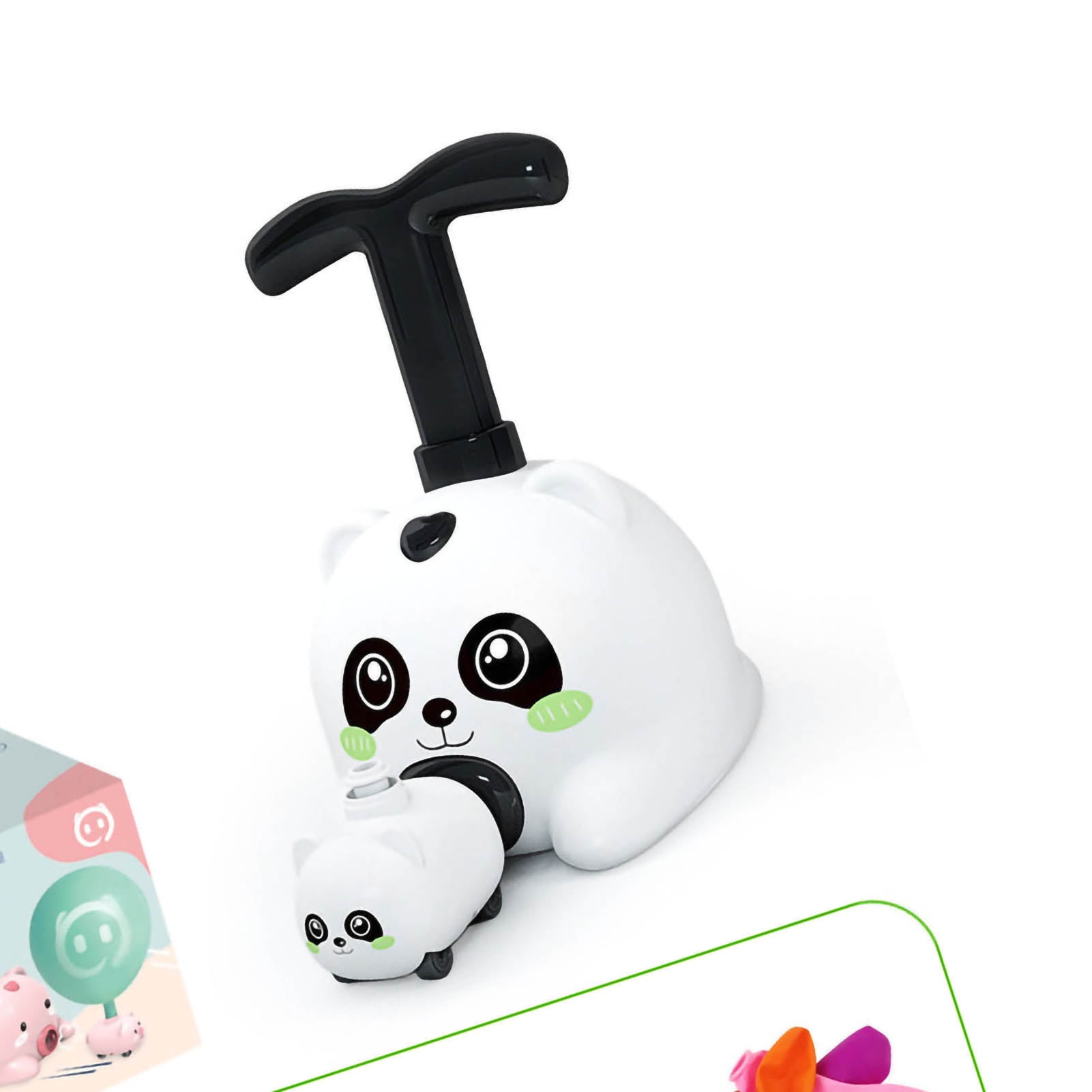 Panda Balloon Powered Car Launcher Toy for Kids, Educational Cartoon ...