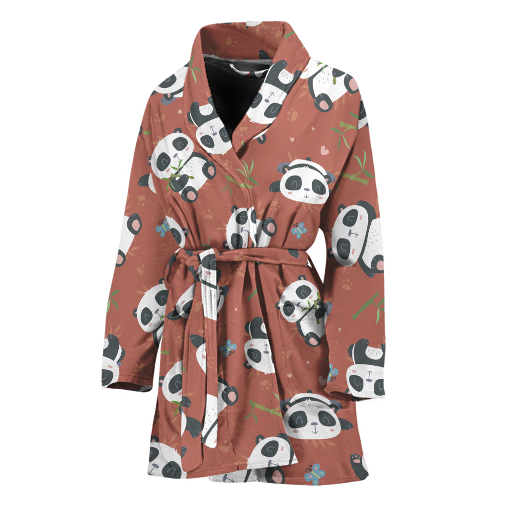 Panda Bamboo Design Women'S Bathrobe - Walmart.com