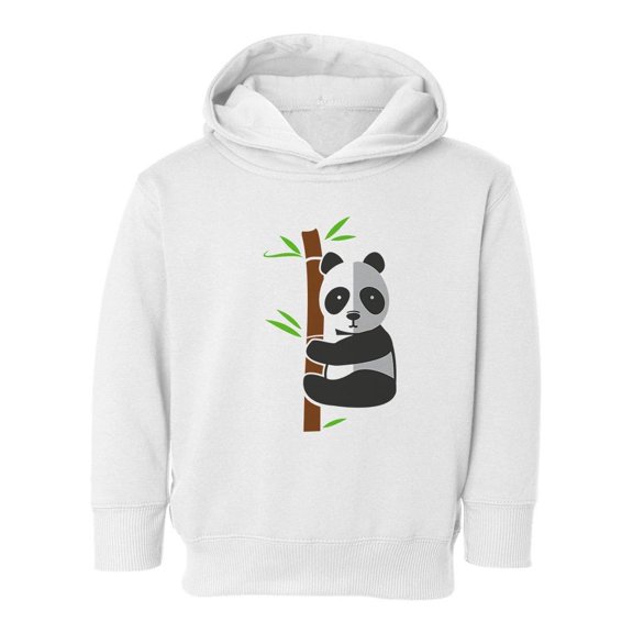Panda Bear Climbibg Bamboo Hoodie Toddler -Image by Shutterstock,  4 Toddler