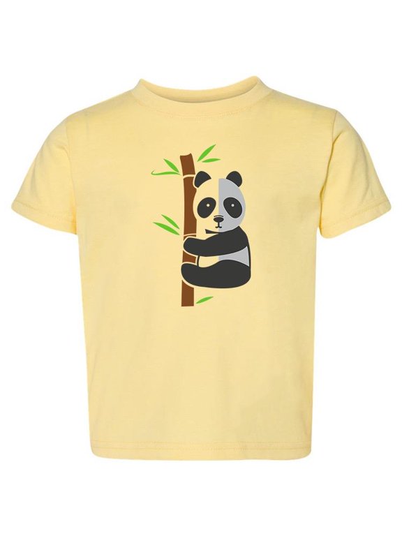 Panda Bear Climbibg Bamboo T-Shirt Toddler -Image by Shutterstock, 4 Toddler
