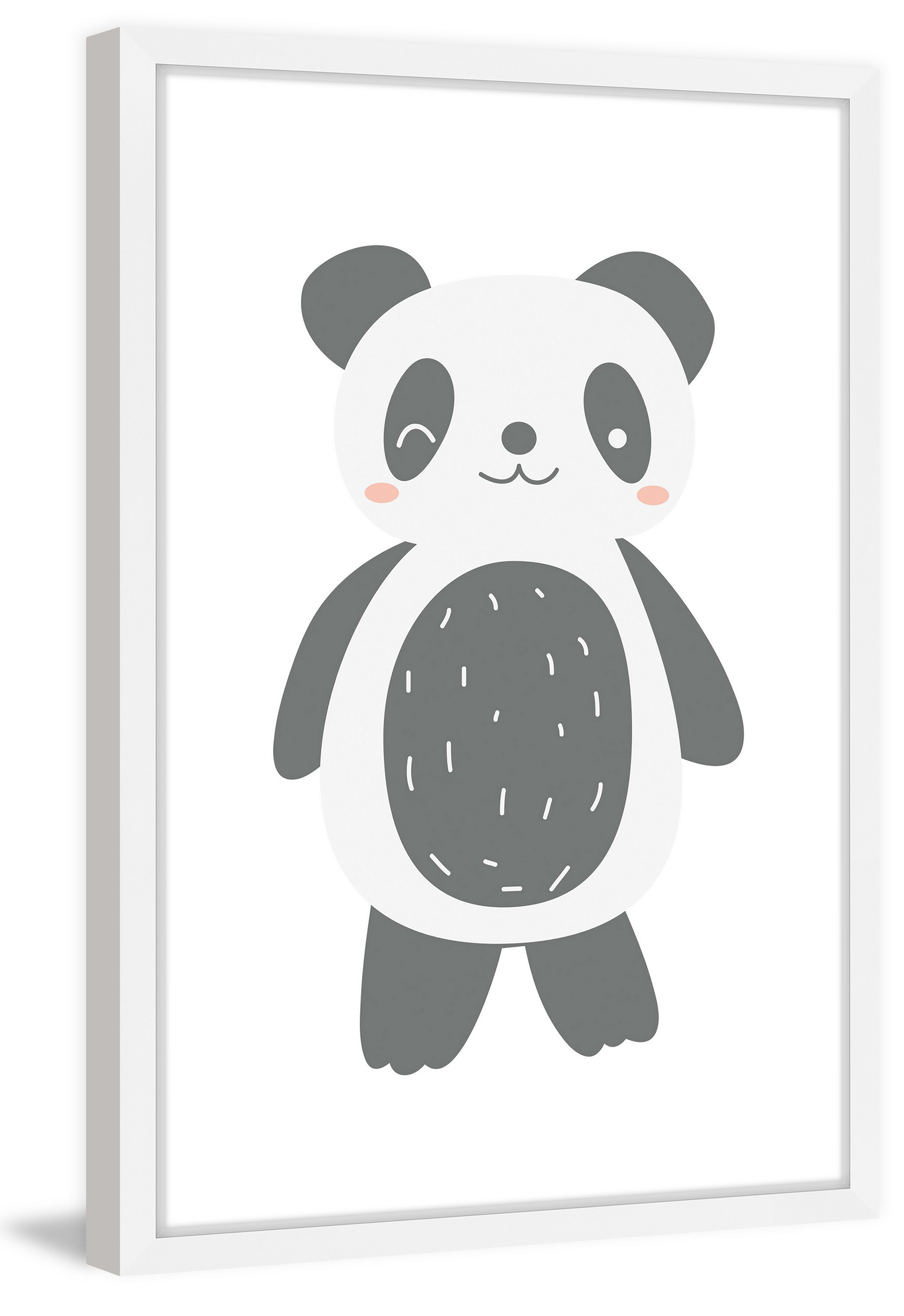 "Panda Bear" Framed Painting Print