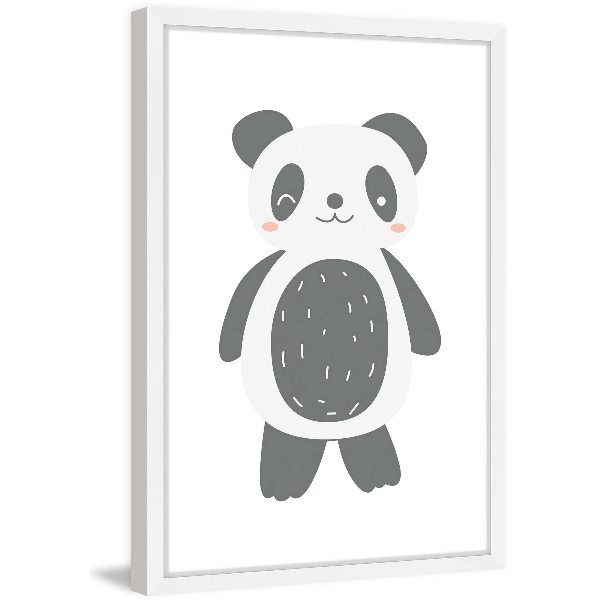 "Panda Bear" Framed Painting Print