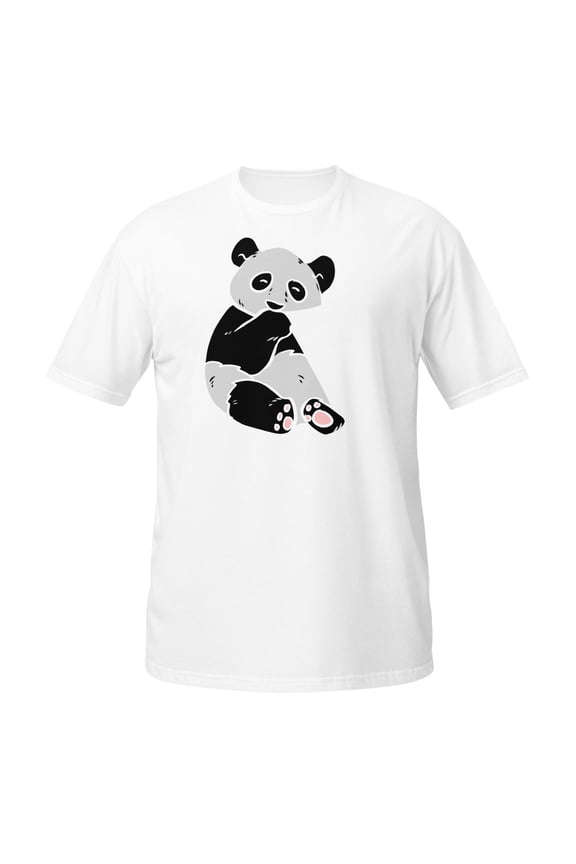 Panda Bear Gift Women Girls Who Love Pandas Kids Animal T-Shirt (White, XL)