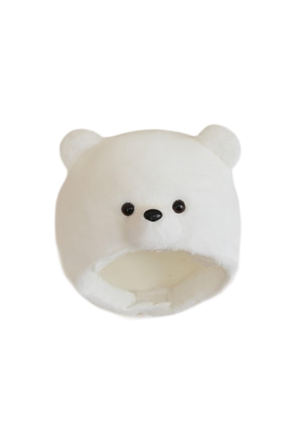 Panda Bear Hat Animal Cartoon Headgear Soft Fleece Material for Boys Girls Holiday Party Cosplay