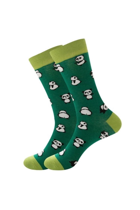 Panda Bear Pattern Socks from the Sock Panda (Adult Large - Men's Shoe Sizes 8-12)