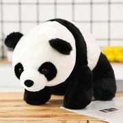 Panda Bear Plush, Stuffed Animal, Plush Toy, Gifts for Kids, 10 inchesWhite/Black
