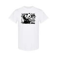 thumbnail image 1 of Panda Bear Silhouette Design T-Shirt Men -Image by Shutterstock, Male Medium, 1 of 2