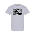 thumbnail image 1 of Panda Bear Silhouette Graphic T-Shirt Men -Image by Shutterstock, Male 3X-Large, 1 of 2