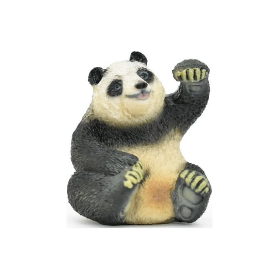 Panda Bear Toy, Museum Quality Plastic Replica, Hand Painted Model 2 1/2 Inches