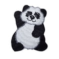 thumbnail image 1 of Panda Bear Waving - Iron On Embroidered Applique Patch, 1 of 1