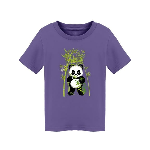 Panda Bear With Green Bamboo T-Shirt Toddler -Image by Shutterstock,  5 Toddler