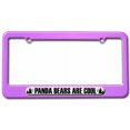 thumbnail image 1 of Panda Bears Are Cool, Animal Love License Plate Tag Frame, Multiple Colors, 1 of 1