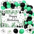 thumbnail image 1 of Panda Birthday Balloon Garland Kit Green Black for Boys Panda Themed Birthday Party Supplies with Panda Birthday Backdrop for Panda Birthday Party Supplies, 1 of 6