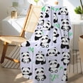thumbnail image 1 of Panda Blanket Flannel Throw Blankets Cozy Soft Plush Fuzzy Travel Blanket, Cute Home Decor Stuff, Birthday Christmas Panda Gifts for Women Men Teen, 50"x60" (Purple), 1 of 6