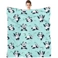 thumbnail image 1 of Panda Blanket Girts for Panda Lovers Throw Fleece Blanket Throw Blanket for CouchSofaBedChair Decorations 50 x 60 inches, 1 of 6